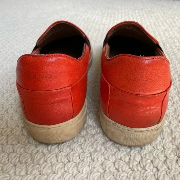 Paul Smith Red Leather Loafers - Picture 5 of 12